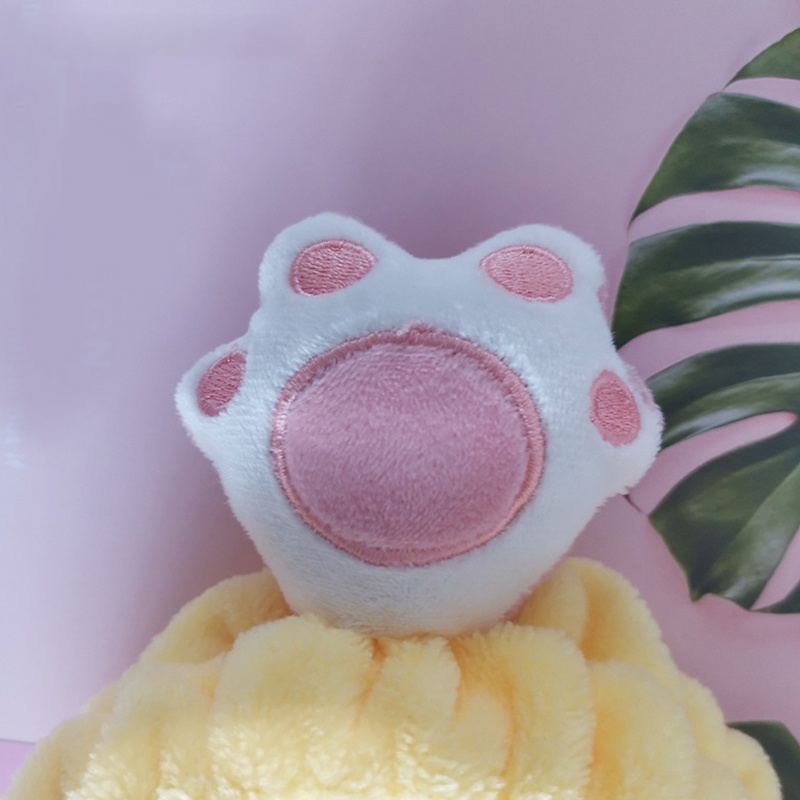 Băng Đô Cài Tóc Co Giãn Kiểu Chân Mèo Hoạt Hình 3D Màu Kẹo Ngọt Dành Cho Nữ Rửa Mặt / Trang Điểm