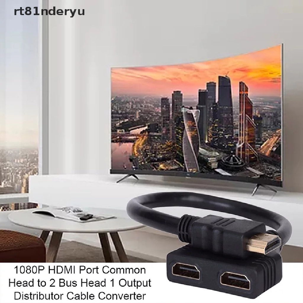 Dây Cáp Chuyển Đổi 2 Cổng Hdmi 1080p Hdmi V1.4 Đầu Đực Sang Đầu Cái Rt81Nderyu