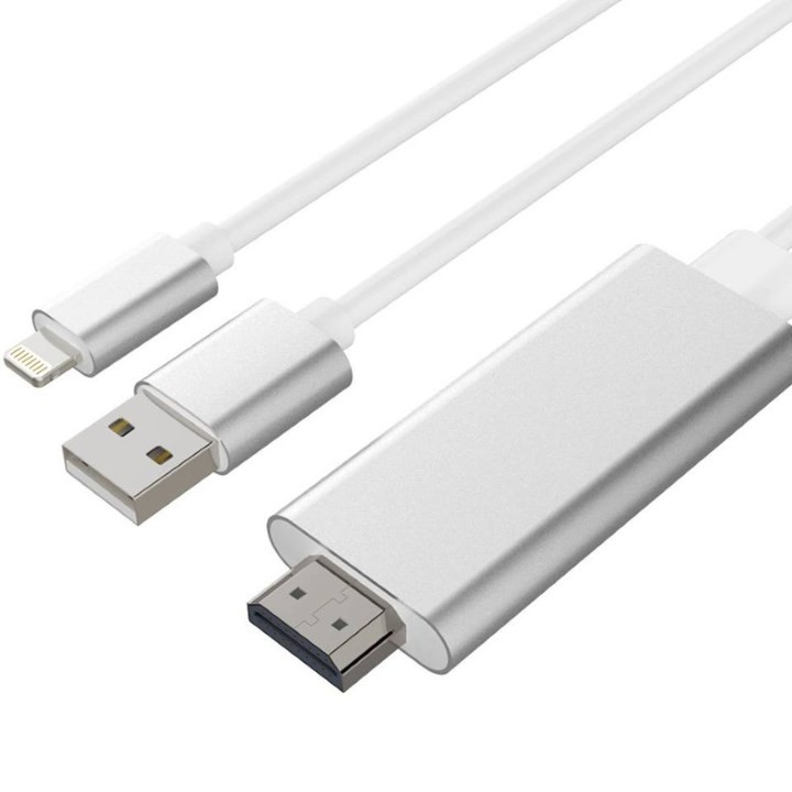 Cáp Chuyển Đổi Tín Hiệu Từ Điện Thoại Iphone Lên Tivi, Máy Chiếu Lighting Sang Hdmi Tivi