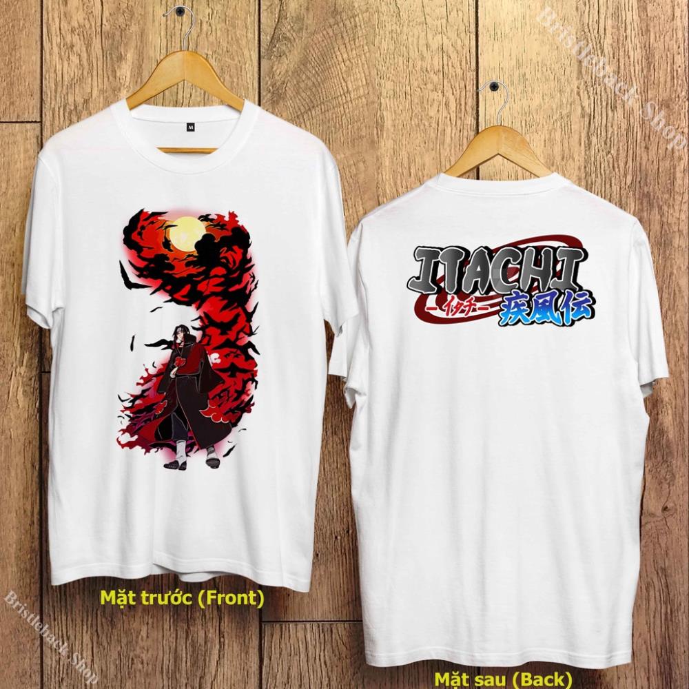 [UY TÍN]🎀 Áo Uchiha Itachi - Áo Naruto - Itachi T-Shirt - Akatsuki T-Shirt siêu rẻ - UIC-013