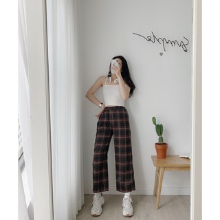 quần vải kẻ TKQ23 1994closet