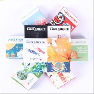 [Nhiều mẫu] Nhãn dán Label Sticker (Set 3 hộp mix mẫu)