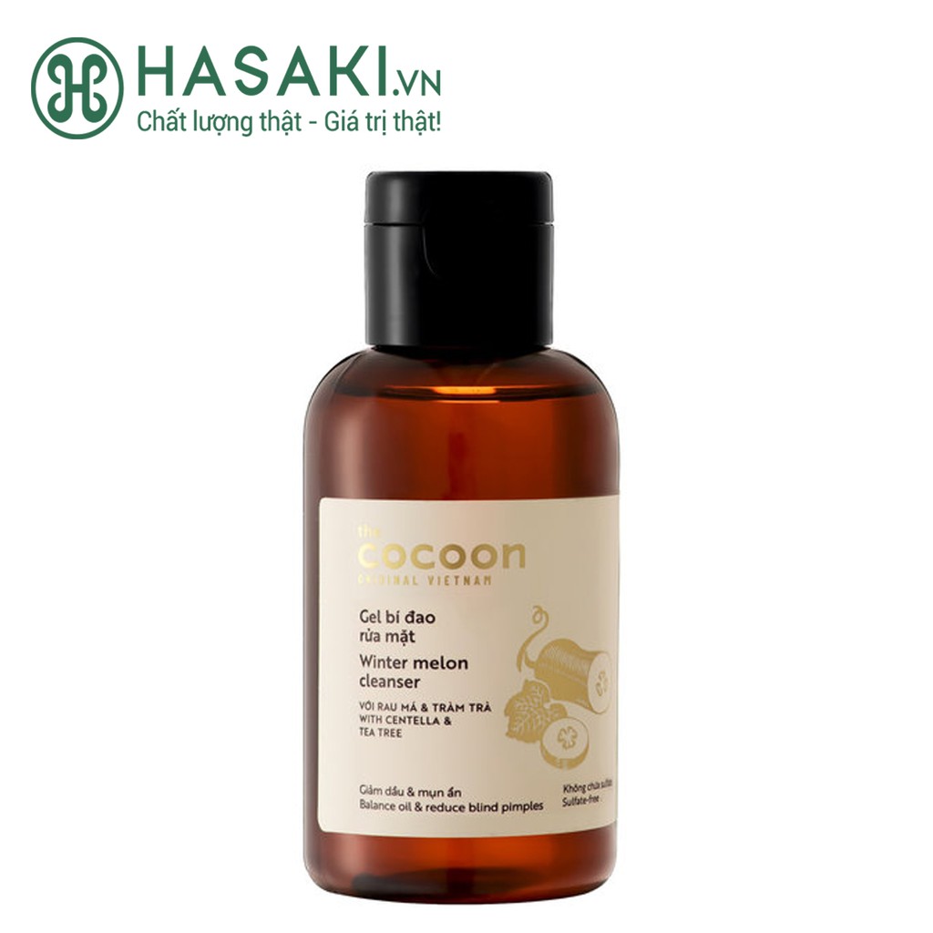 Gel Bí Đao Rửa Mặt Cocoon Winter Melon Cleanser 140ml | BigBuy360 - bigbuy360.vn