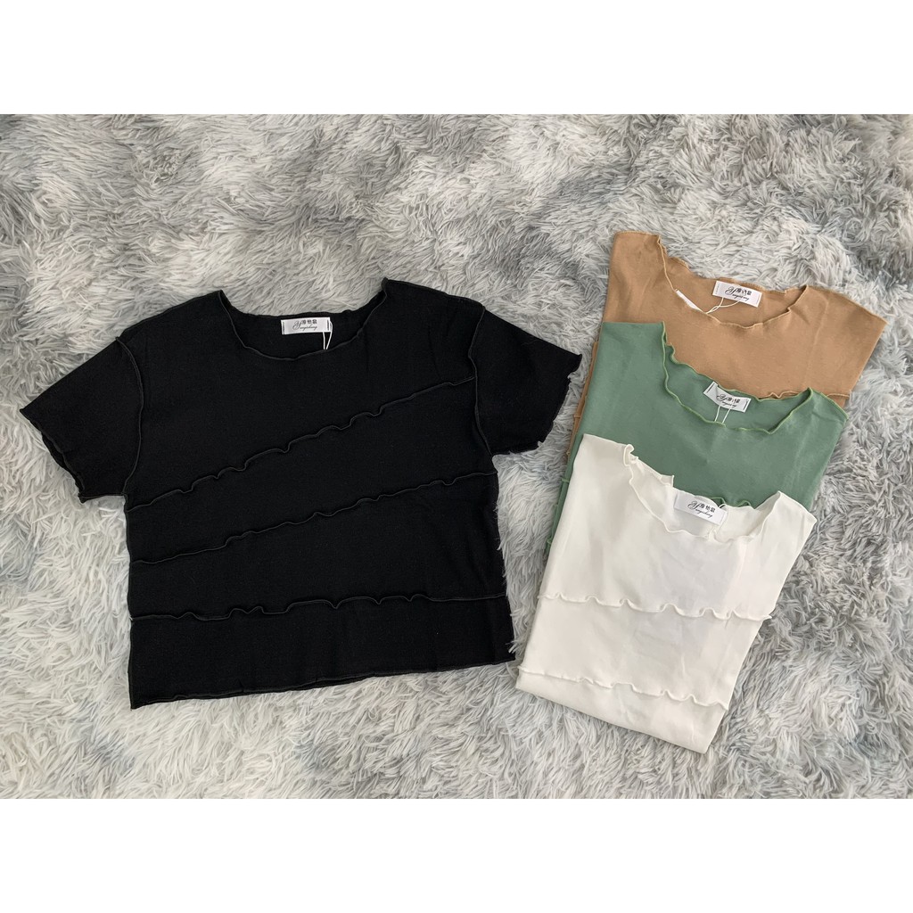 Áo Croptop - Áo Thun Croptop  Xoắn