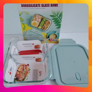 Hộp Cơm Thủy Tinh, Hộp Cơm Văn Phòng Đựng Thức Ăn Cao Cấp, Tiện Lợi