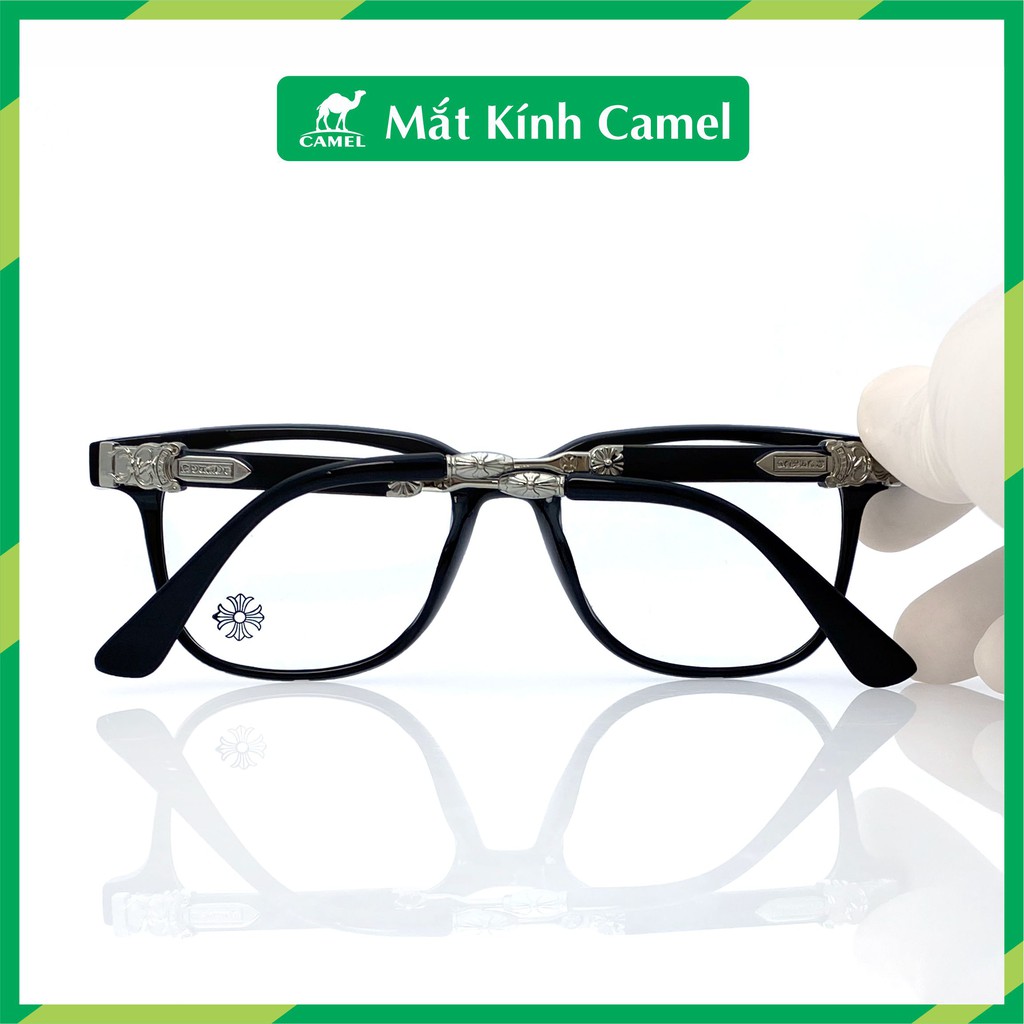 Kính mắt CH thời trang cao cấp Nam Nữ [Hot Trend] Gọng kính giả cận bạc | BigBuy360 - bigbuy360.vn