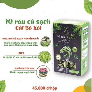 Mì rau củ sạch cải bó xôi 240g