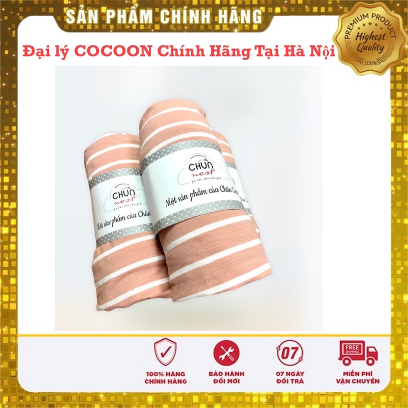 Chính Hãng Ga Chun Bọc Nệm Cũi CoCoon Cho Bé ( Chất liệu cotton thấm hút mồ hôi)