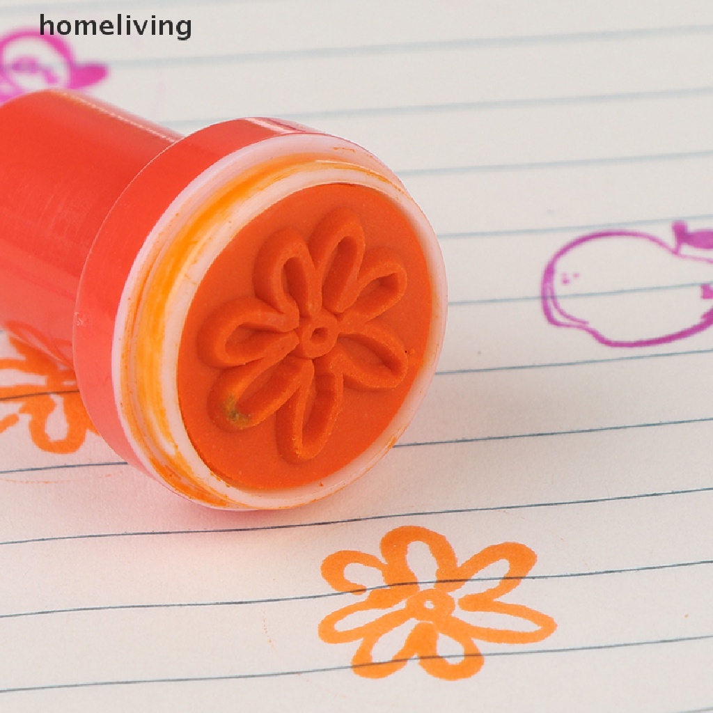 Bộ 5 Con Dấu Cao Su Họa Tiết Hoạt Hình Dễ Thương Trang Trí Sổ Tay diy