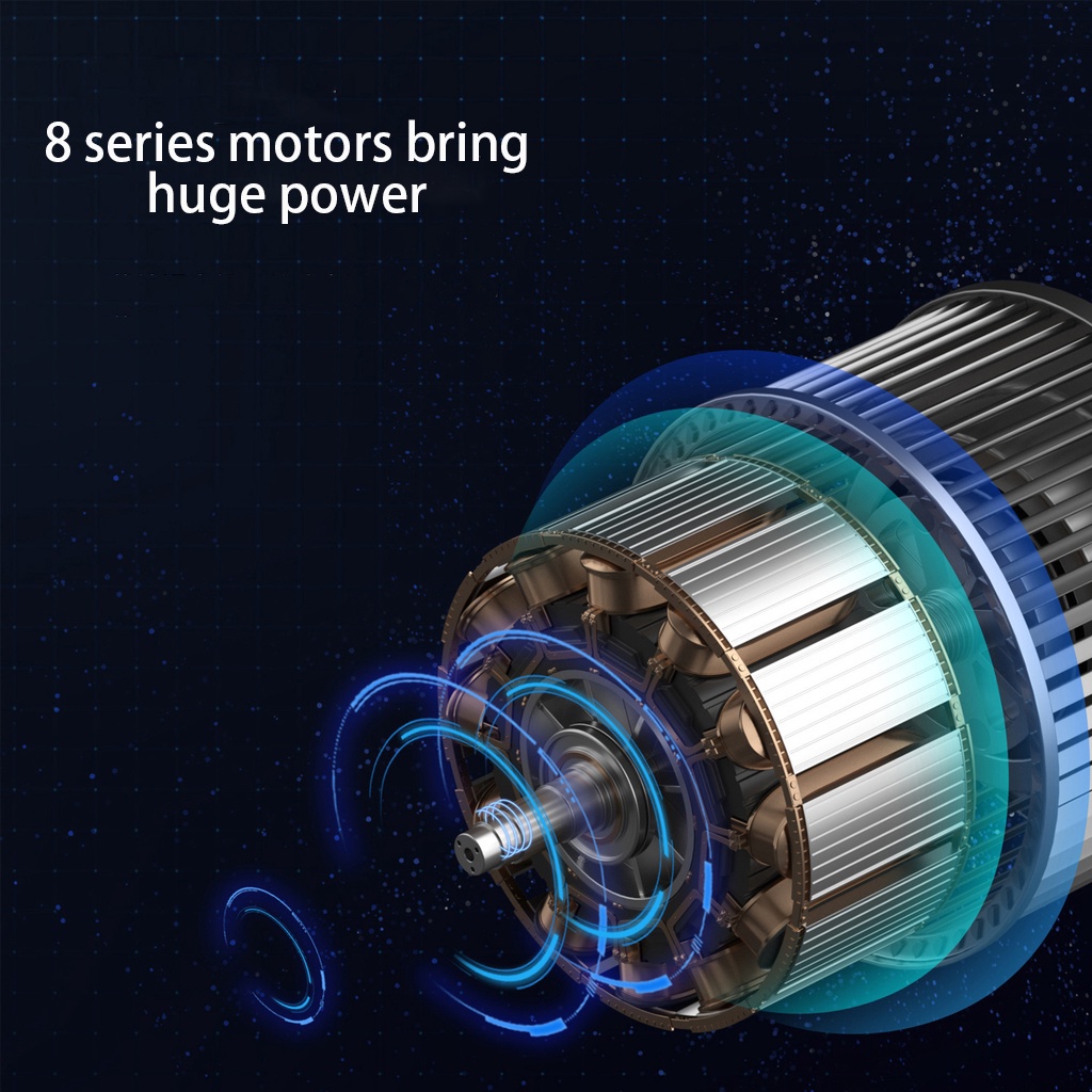 Máy Hút Bụi Cầm Tay Không Dây Công Suất Cao Chuyên Dụng Cho Xe Hơi