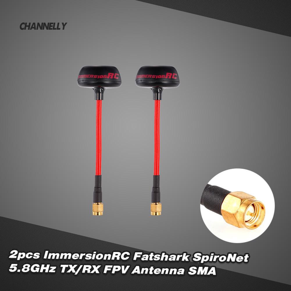 Set 2 ăng ten mini 5.8GHz TX / RX rhcp FPV cho máy bay điều khiển từ xa