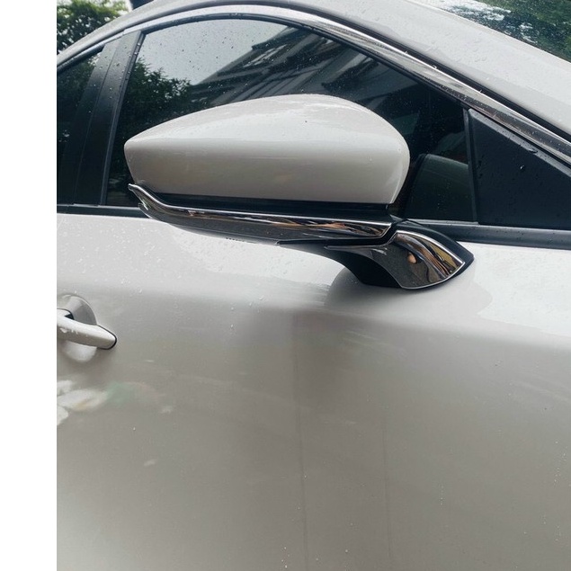 Bộ Ốp Chân Gương xe Mazda 3 2020 2021 2022 mạ crom cao cấp