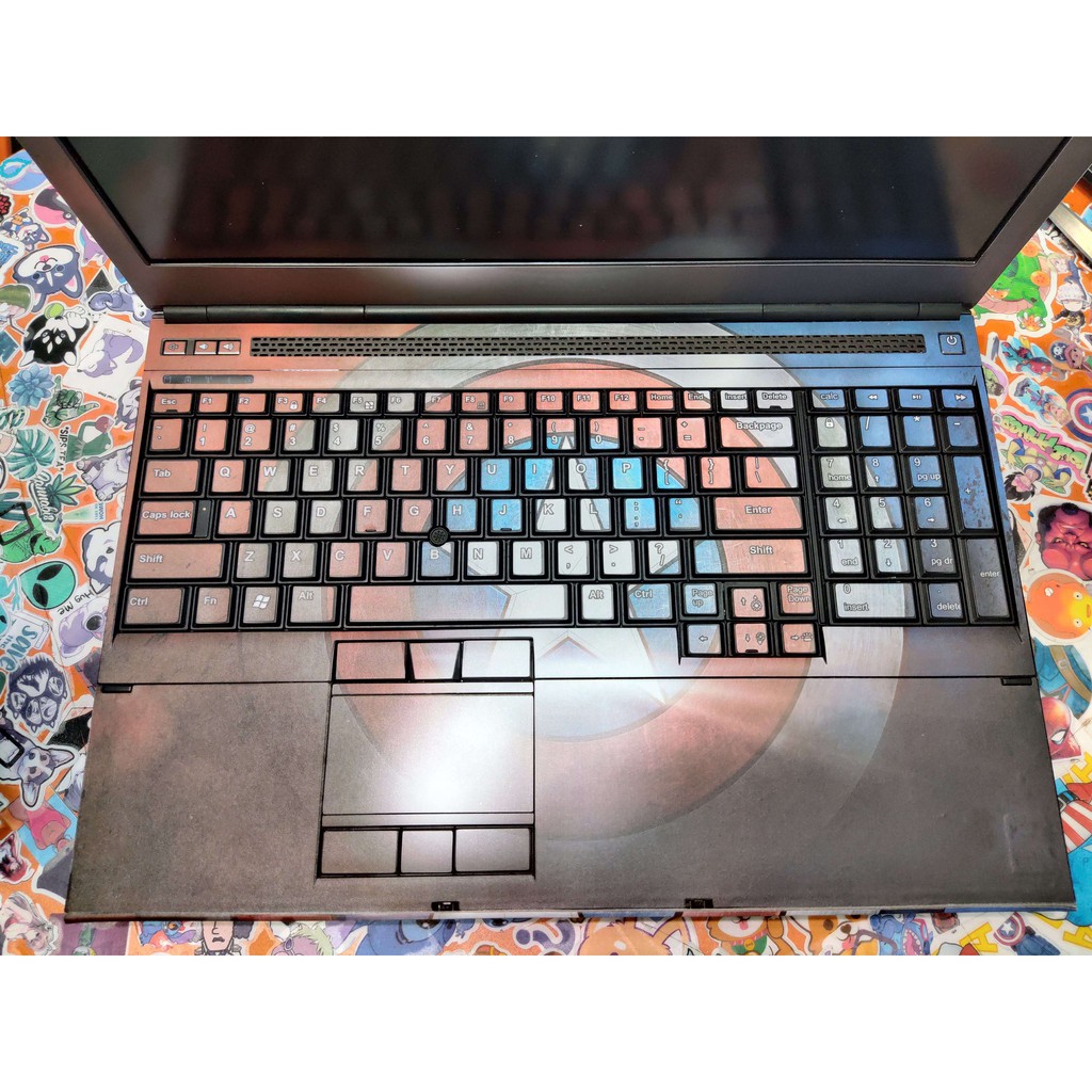 Decal Skin dán Laptop mẫu Captain