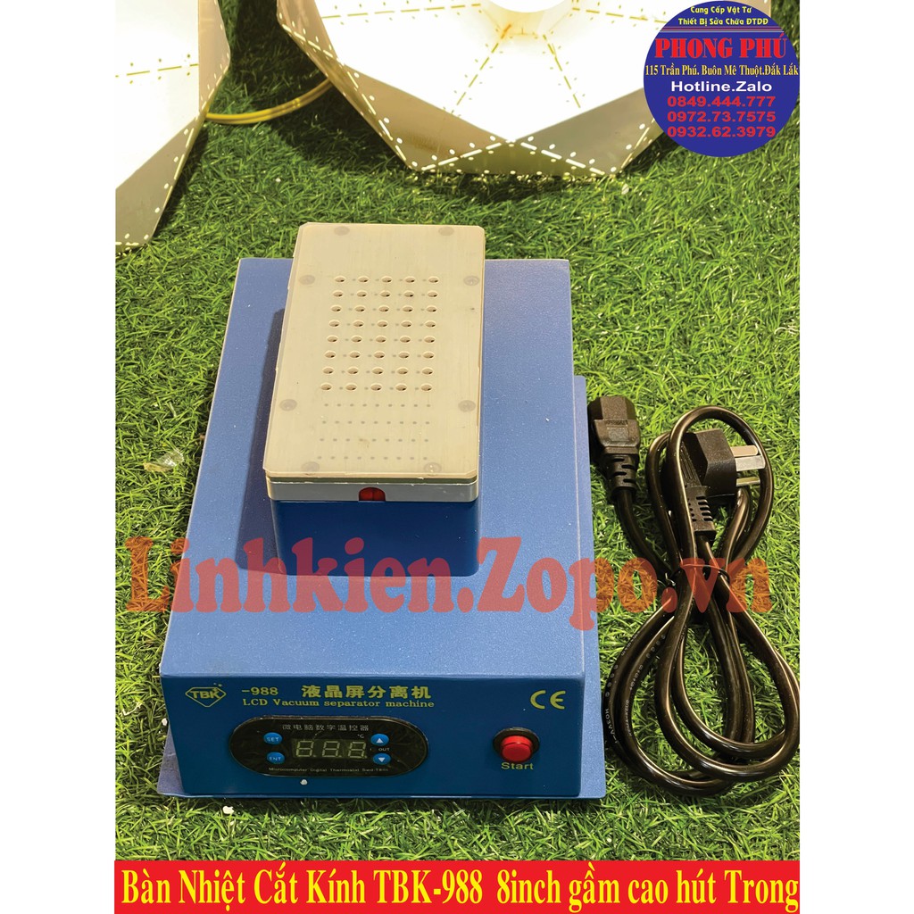 Máy Cắt Tách Kính Gầm Cao TBK-988 - Hút Trong Cực Mạnh