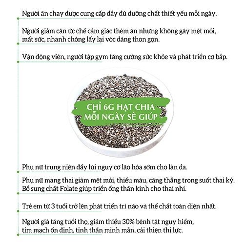 COMBO TIẾT KIỆM - 500g Yến Mạch Cán Dẹt Nguyên Chất + 2 Shot chia Hữu cơ (6g/1shot) DK Harvest ( Yến Mạch Giảm Cân)