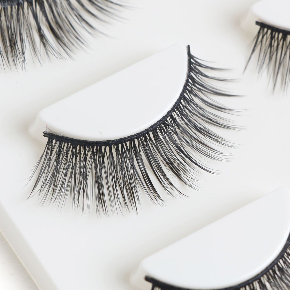 Set 3 cặp lông mi giả MAGEFY thủ công 3D mềm sợi tơ và có độ cong sẵn giúp trông tự nhiên