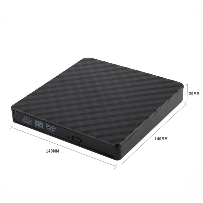 USB 3.0 Đầu ghi DVD gắn ngoài Máy ghi DVD RW Ổ đĩa quang Đầu CD / DVD ROM MAC OS Windows XP / 7/8/10 Chất liệu nhựa ABS