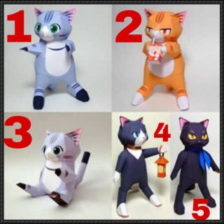 Mô hình giấy anime cat siêu dễ thương
