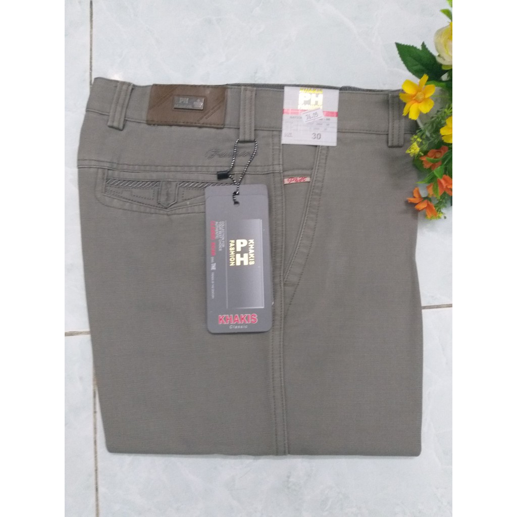 Quẩn kaki trung niên công sở 074