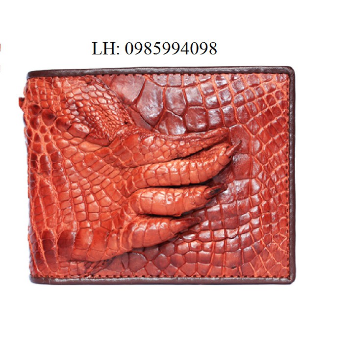 Ví da cá sấu Ruby Luxury tặng kèm 6 lưỡi dao cạo râu kép trị giá 60.000 đ