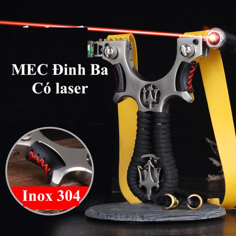 Ná cao su đinh ba có thước ngắm laser tặng kèm 1 thun