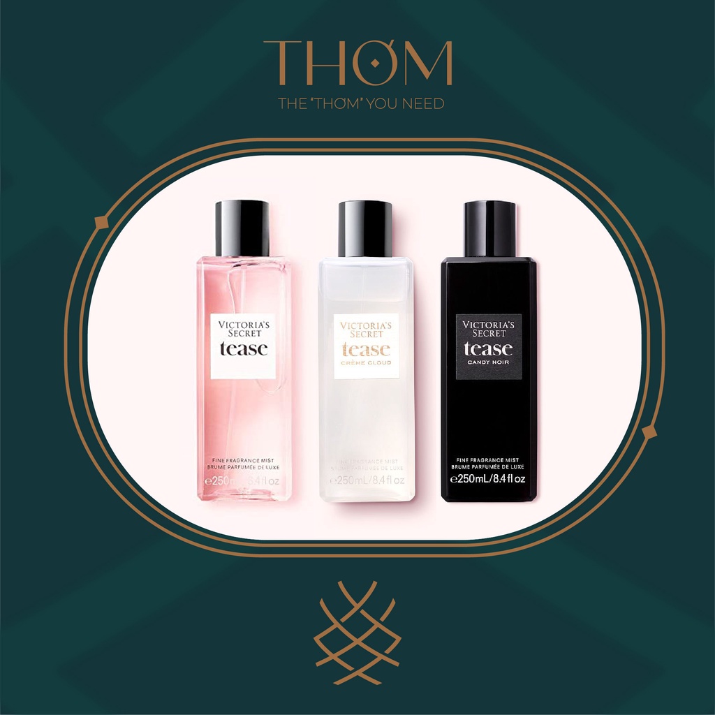 XỊT THƠM VICTORIA'S SECRET FINE FRAGRANCE MIST 250ML BARE TEASE LOVE BOMBSHELL HEAVENLY VERY SEXY DREAM ANGEL