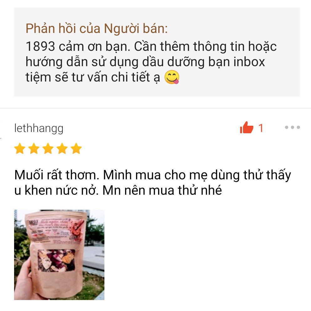 Muối ngâm chân Hoa Thơm và Dầu Dưỡng 1893 ( Tổng kho giá sỉ ) | BigBuy360 - bigbuy360.vn