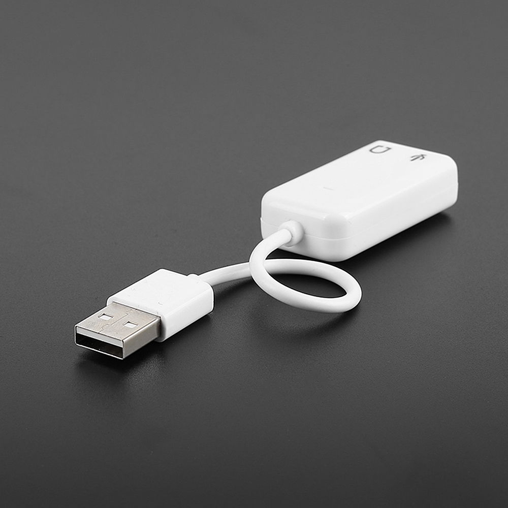 Card Âm Thanh 3d Cổng Usb 2.0 7.1 Màu Trắng