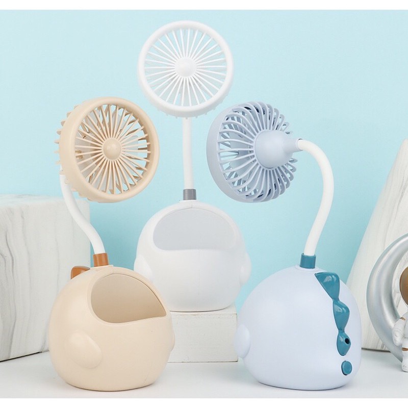 Quạt Mini Tích Điện Để Bàn Tiện Lợi Pin Khoẻ , Quạt Mạnh Hình Thú Dễ Thương | BigBuy360 - bigbuy360.vn
