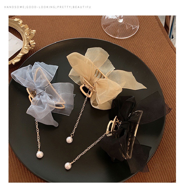 Kẹp Tóc Hình Nơ Giản Xinh Xắn - YUME PK0025