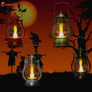Đèn điện giả đèn dầu không lựa nhỏ gọn phong cách cổ điển dùng trang trí nhà ma