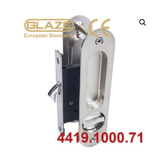 Khóa âm cửa lùa nhôm hoặc gỗ hình Oval-4419.1000.31-Glaze