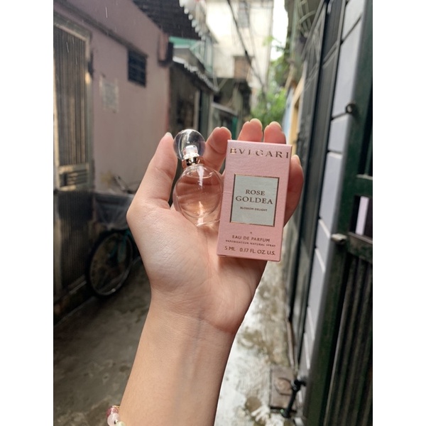 Nước hoa mini 5ml BVLGARI ROSE GOLDEA