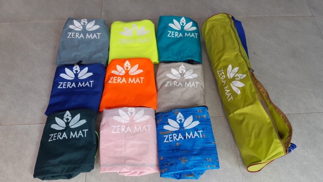 Thảm Yoga hiệu Zera mat 1 lớp 8mm + kèm túi đựng Zera Mat