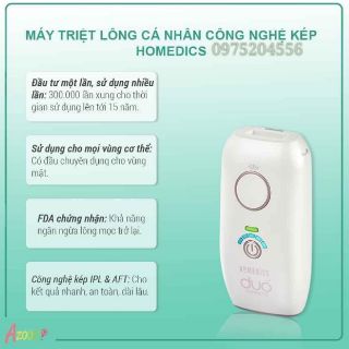 Máy triệt lông cá nhân HoMedics