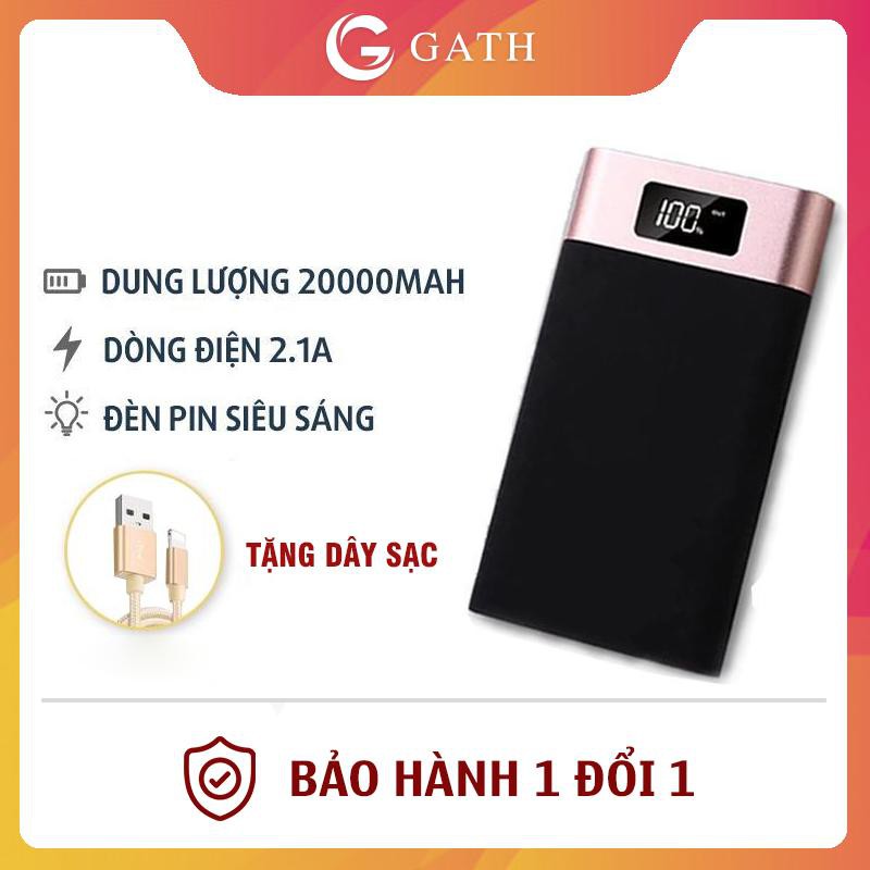 Pin Sạc Dự Phòng 20000mAh hàng chuẩn tốt đảm bảo chất lượng Dung Lượng Khủng YM101