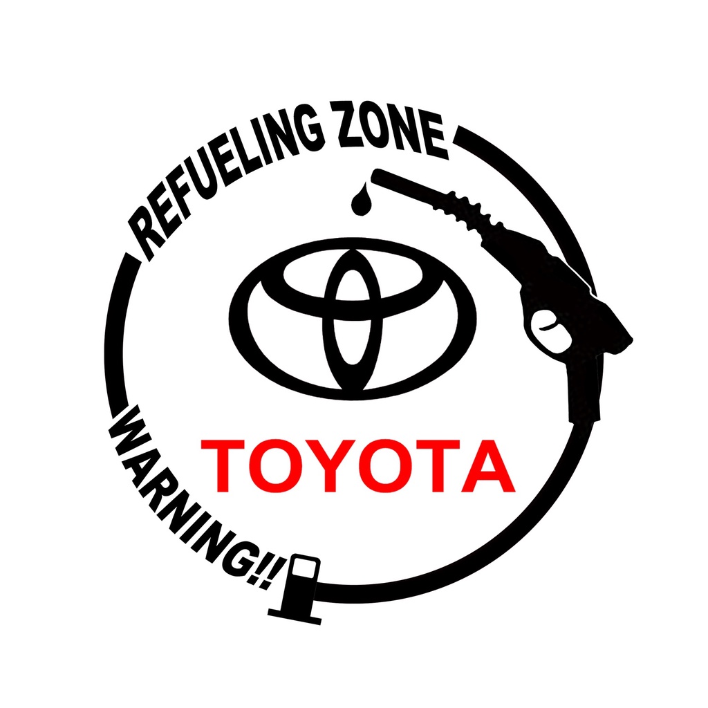 Miếng Dán Phản Quang Chống Thấm Nước Trang Trí Nắp Bình Xăng Xe Hơi honda toyota suzuki luxgen