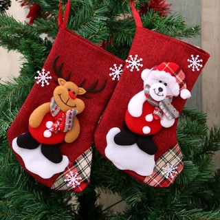 Vớ treo trang trí cây thông Noel xinh xắn