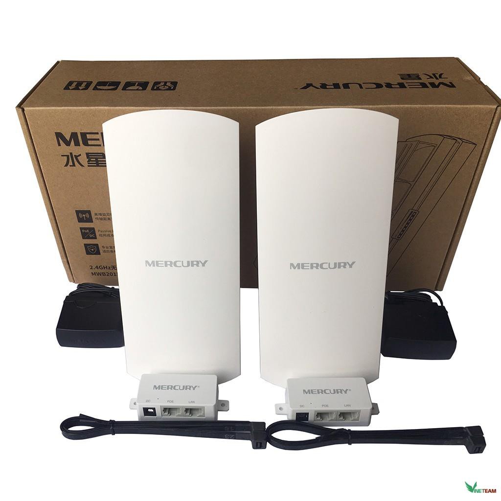 Bộ thu phát wifi không dây Mercury MWB505 5G Dùng lắp camera IP, camera thang máy... Thu phát khoảng cách 5KM -dc4323