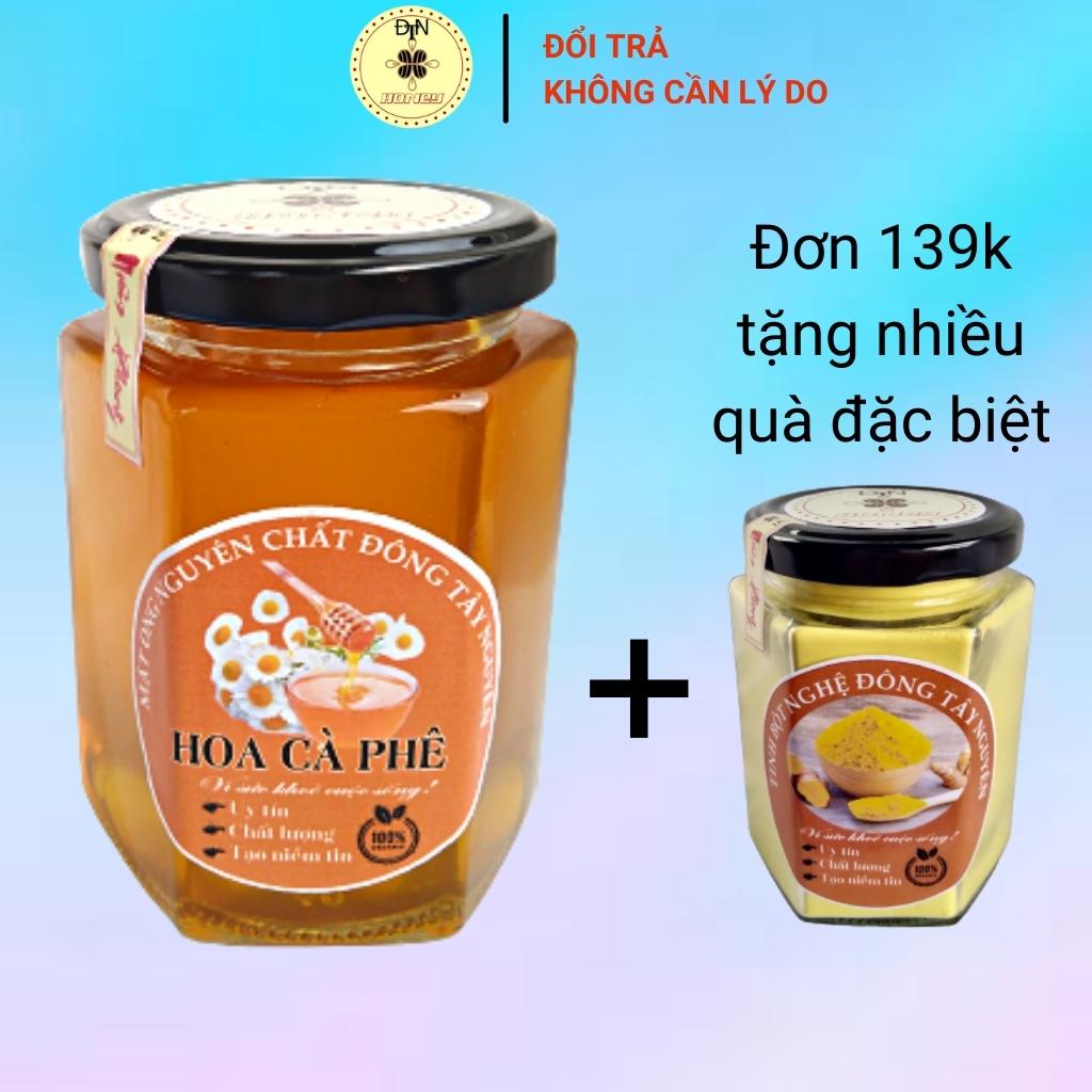 [Giá dùng thử bán lấy đánh giá ] Mật ong rừng nguyên chất hoa cà phê tặng tinh bột nghệ 100g đơn từ 300k