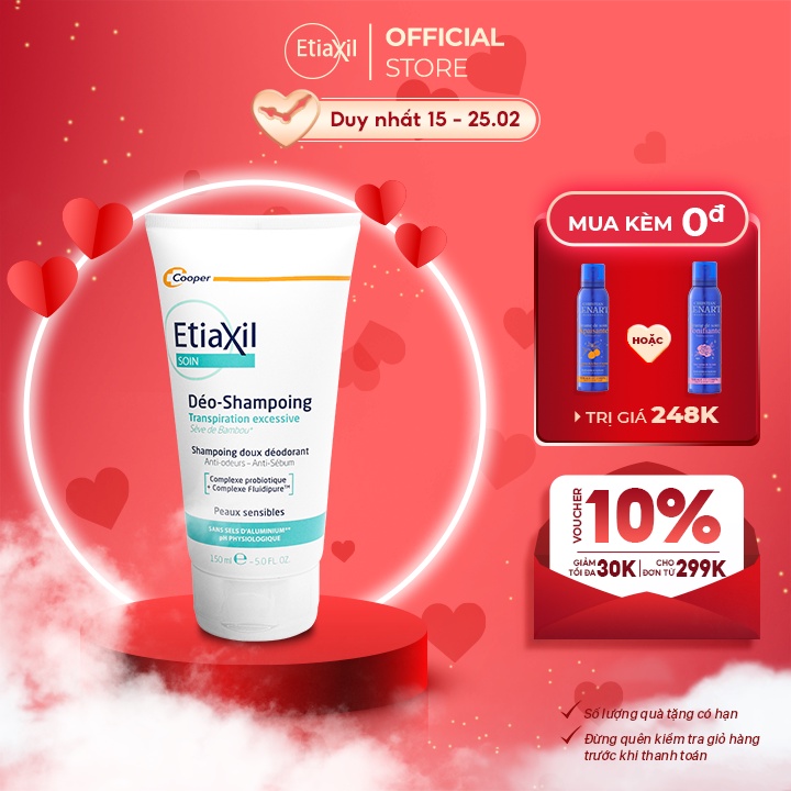 Dầu gội giảm nấm da đầu Etiaxil 150ML