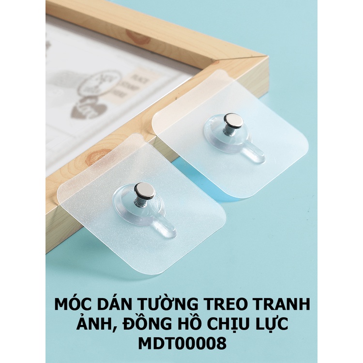 Móc dán tường treo tranh ảnh, đồng hồ chịu lực