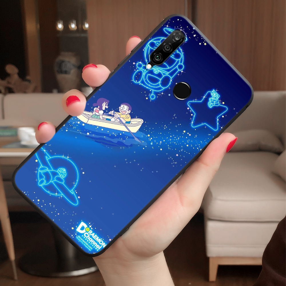 Ốp Điện Thoại Silicone Mềm In Hình Doraemon Cho Huawei Nova 2i / 2 Lite / 3 / 3i / 4 / 4e / 5 Pro / 5i / 5t