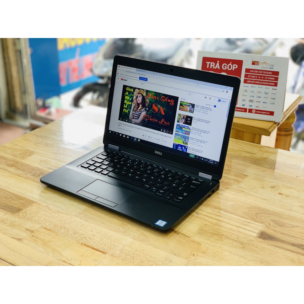 Laptop Dell Latitude E5470 i5-6300U Ram 8G SSD 256G 14 inch Siêu Bền Mỏng Đẹp