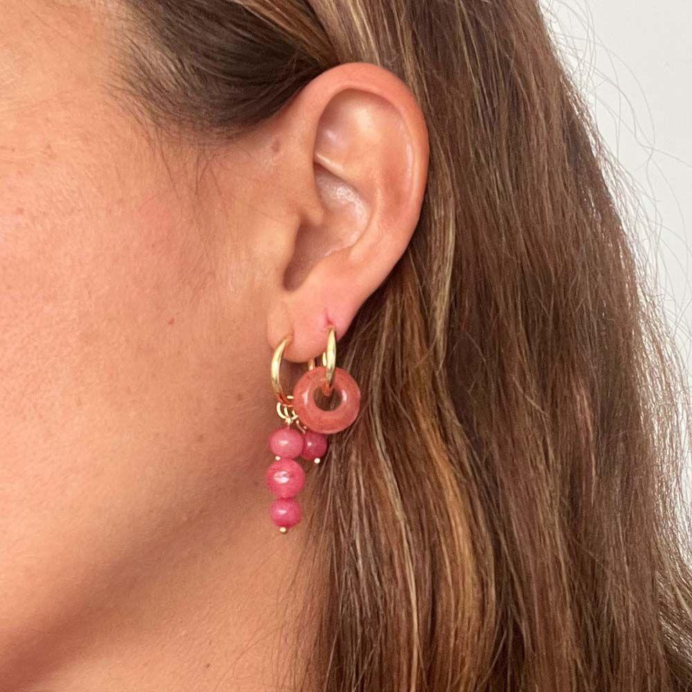 Khuyên Tai Dáng Dài Không Đối Xứng Xỏ Hạt Phong Cách Bohemia Cổ Điển Cho Nữ
