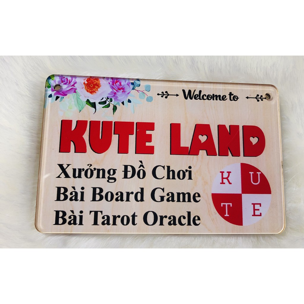 Bảng hiệu chất liệu mica - Trang trí shop bán hàng - Thiết kế theo yêu cầu