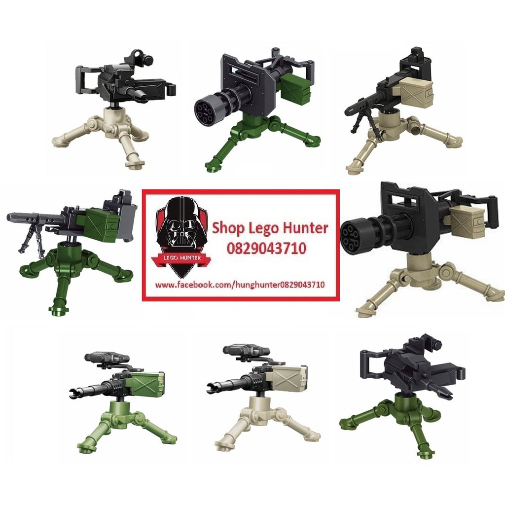 Lego Army Phụ kiện Lính : Vũ khí hạng nặng các loại ( bán lẻ )