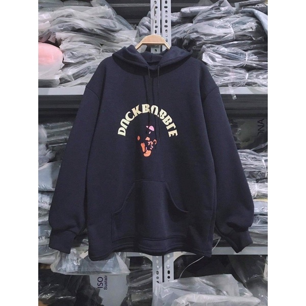 [Quà tặng kẹo] Áo hoodie Nam nữ, áo sweater nỉ mũ in Duck, Nam <65kg, Nữ <55kg