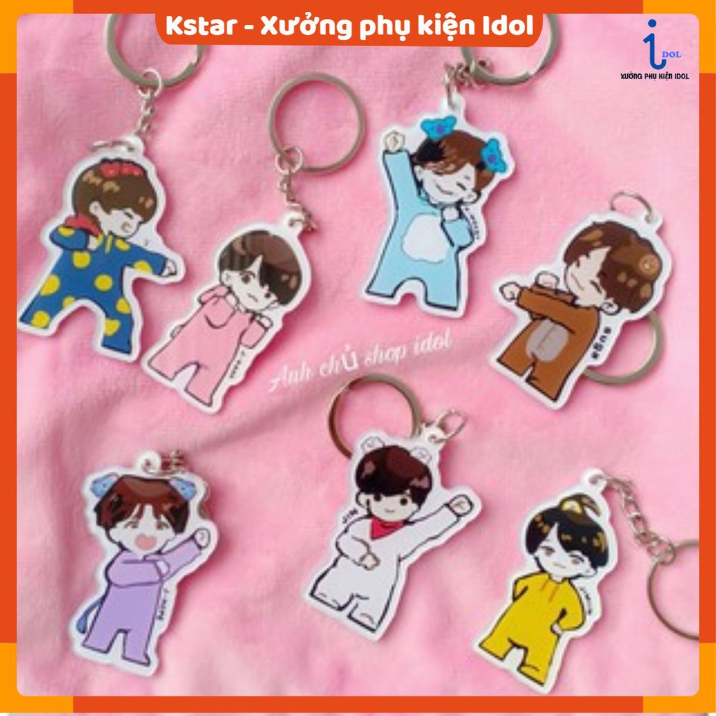 Móc khoá chibi Bangtan