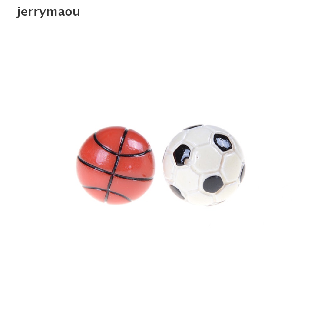 Quả Bóng Đá / Bóng Rổ Mini Tỉ Lệ 1: 6 / 1: 12 Trang Trí Nhà Búp Bê